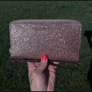 Michael Kors Rose Gold Glitter Wrislet
